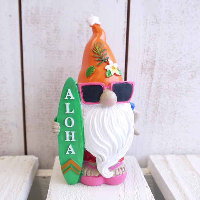 ハワイ メネフネ オレンジ 人形 アロハ トムテ ハワイドール 人形 置物 サングラス ハワイアン雑貨＜ALOHA＞