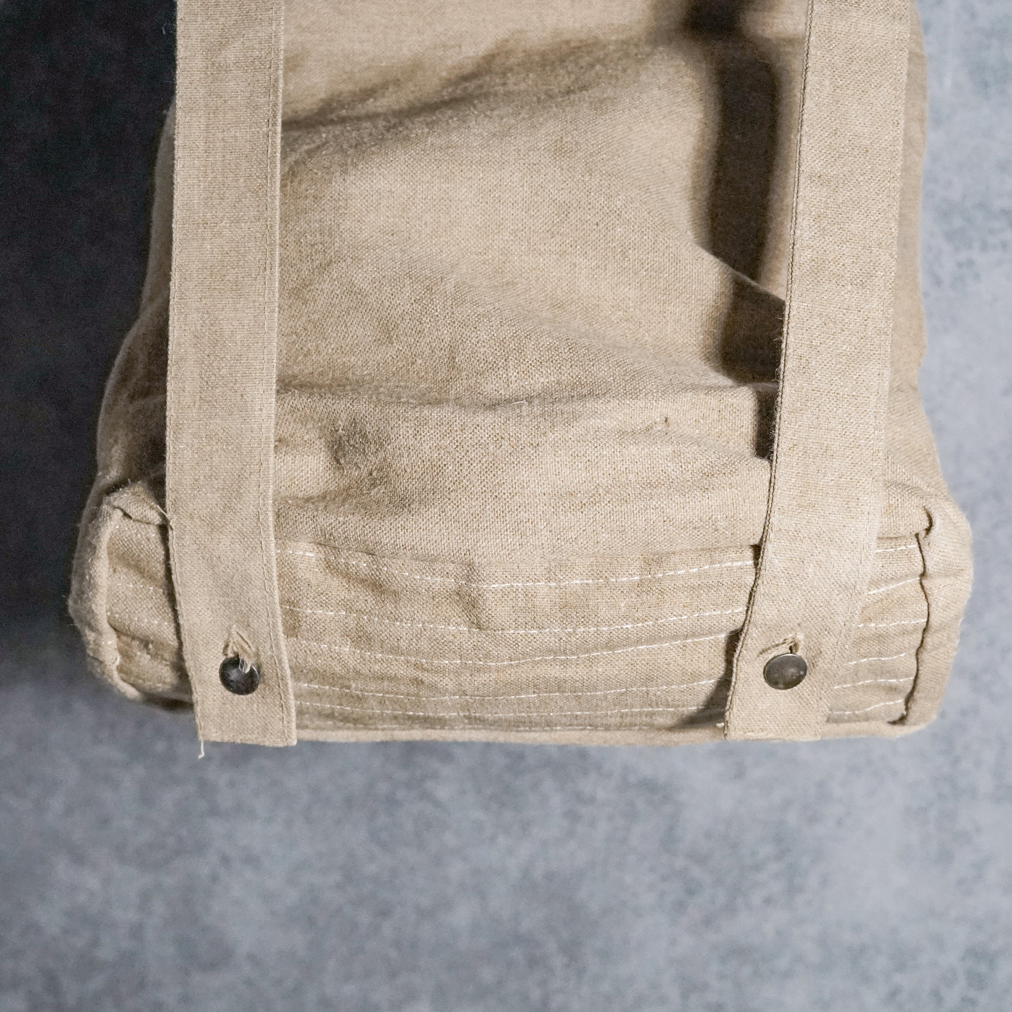 DEAD STOCK】Italian Army Linen Back Pack イタリア軍 リネン バック