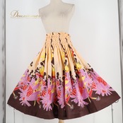 フラダンス 衣装 Avivare アビバーレ パウスカート ブラウン系 花柄 植物柄 くまモン ハワイアンプリント ハワイアン アロハ フラ ダンス レッスン 練習 ハワイアンダンス オレンジ系 パープル系 イエロー系 レッド系 ホワイト系 茶 橙 紫 黄 赤 白 華やか 鮮やか かわいい おしゃれ 上品 大人っぽい