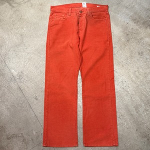 LEVI'S CORDUROY COTTON PANT ORENGE