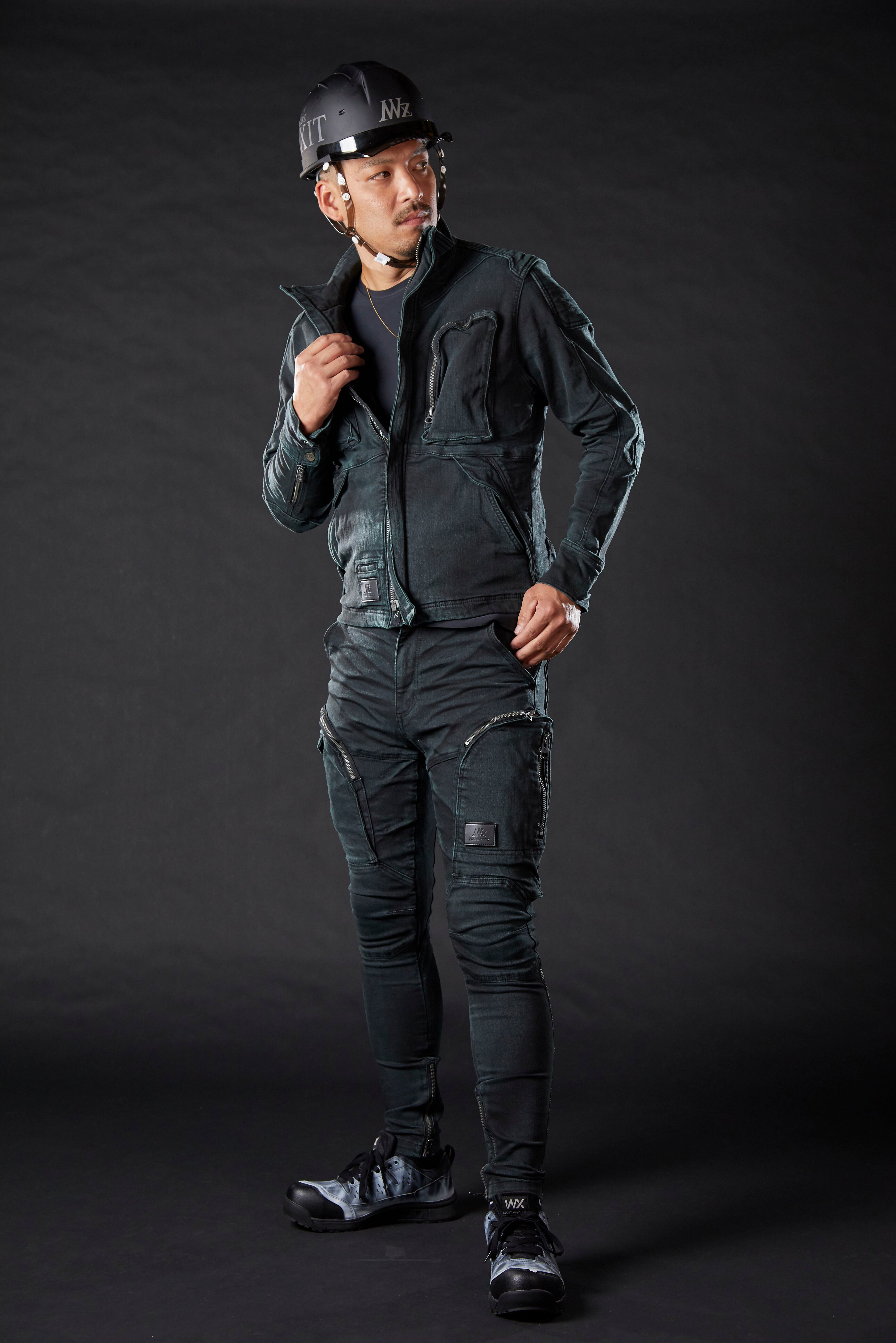 NWZ DENIM JACKET【DARK GREEN】 | NEXTWORKERZ STORE