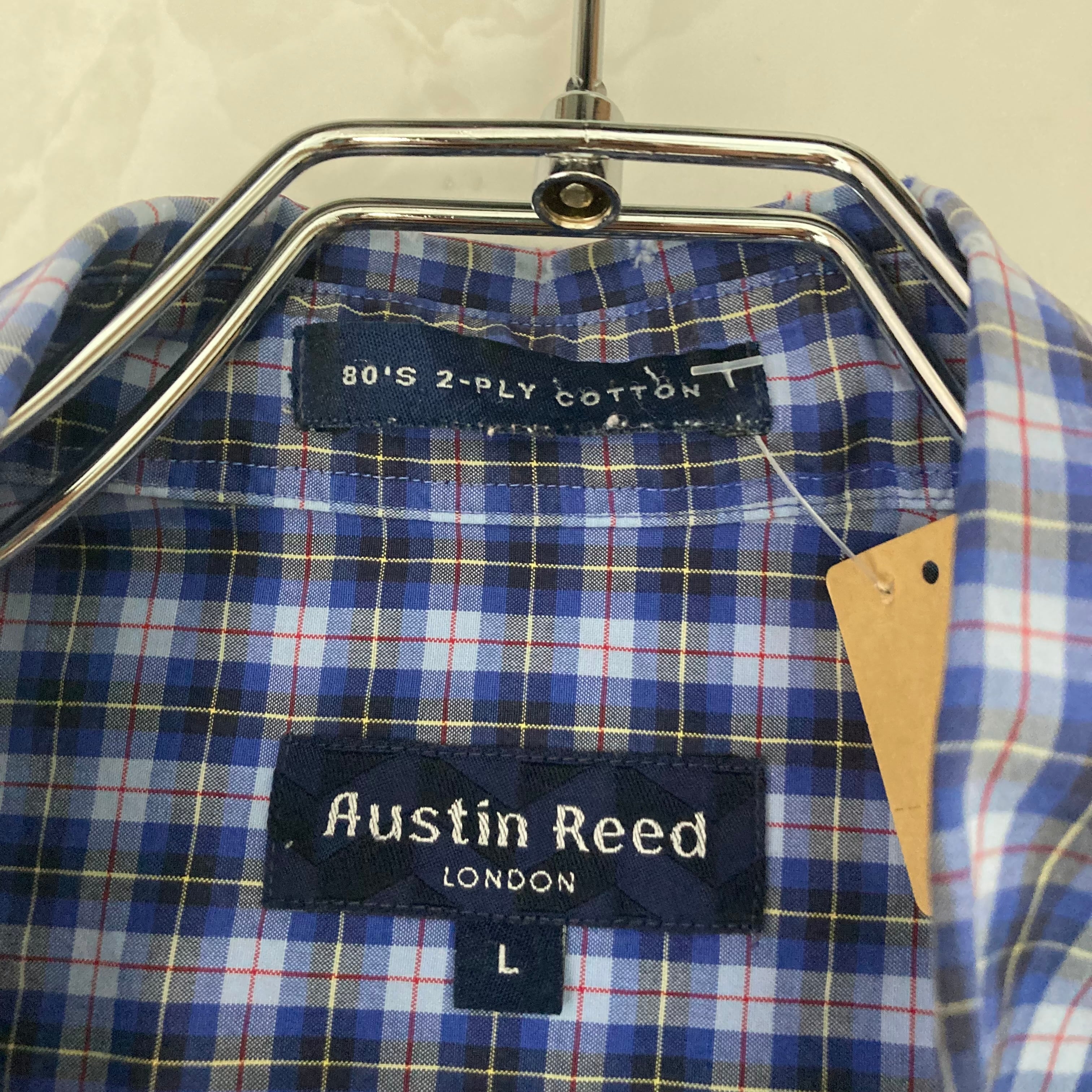 Austin Reed 長袖シャツ L コットン100% チェック柄 | 古着屋OLDGREEN