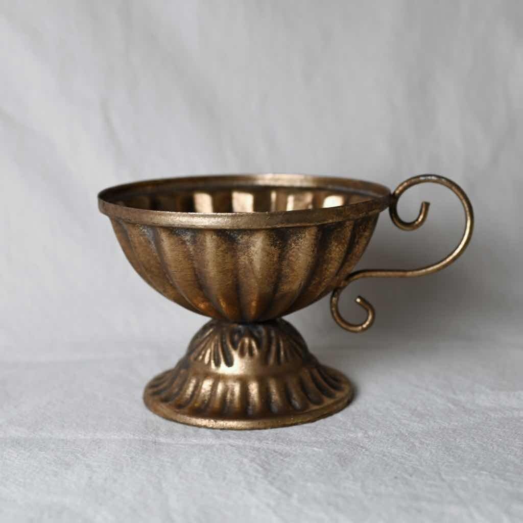 チャーチテーパーキャンドルホルダー B(ゴールド)|燭台 アンティーク調 インテリア 雑貨屋