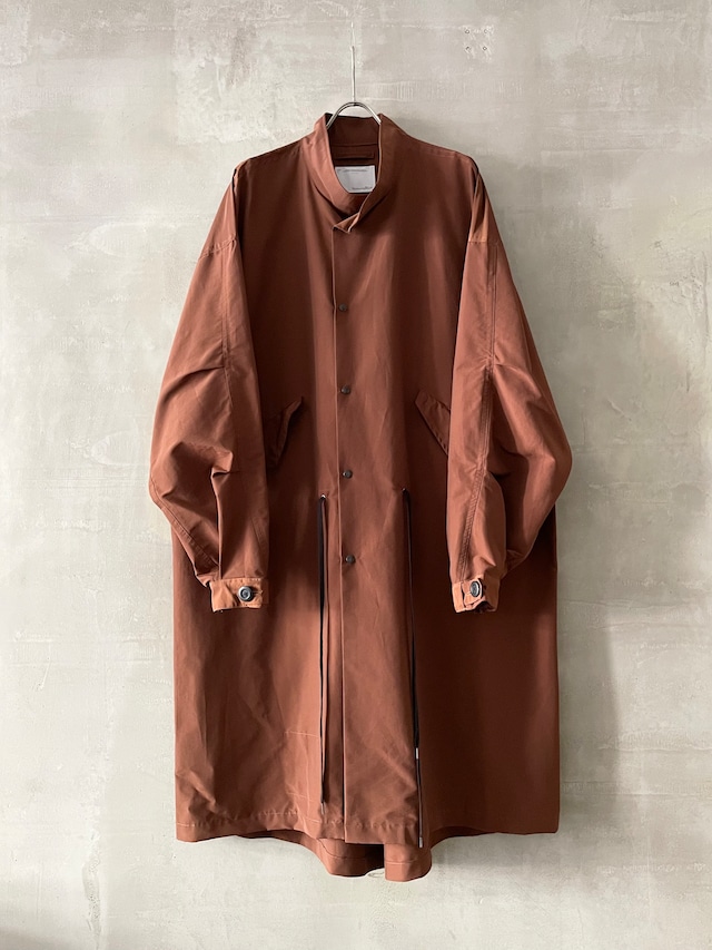 T/f Lv7 nylon cotton fishtail coat - moca