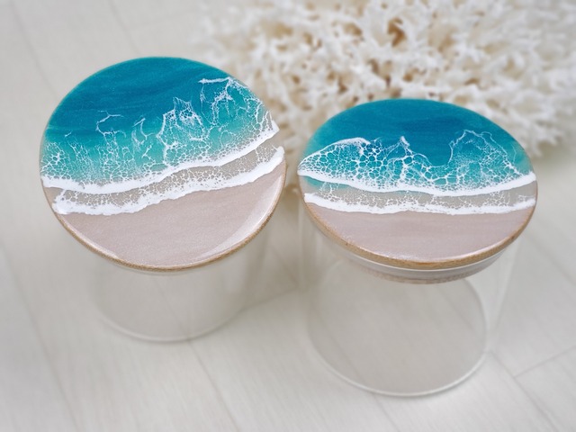 92.オーシャンレジンアート キャニスター