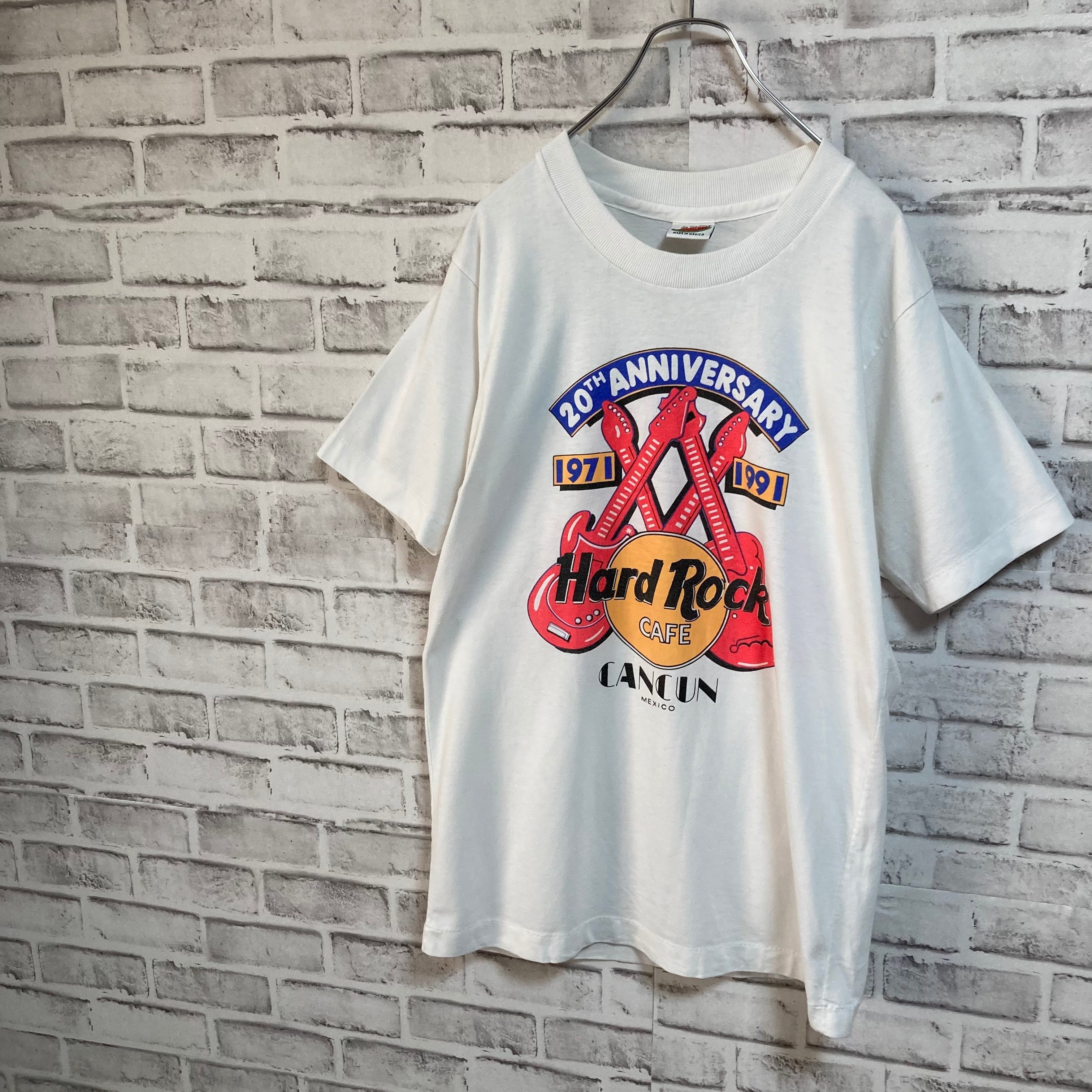 Com Cum shine】S/S Tee L 90s “Hard Rock CAFE” ハードロックカフェ レストラン 企業モノ 企業ロゴ Tシャツ  アメリカ USA 古着 | Fuzzy Fuzzy