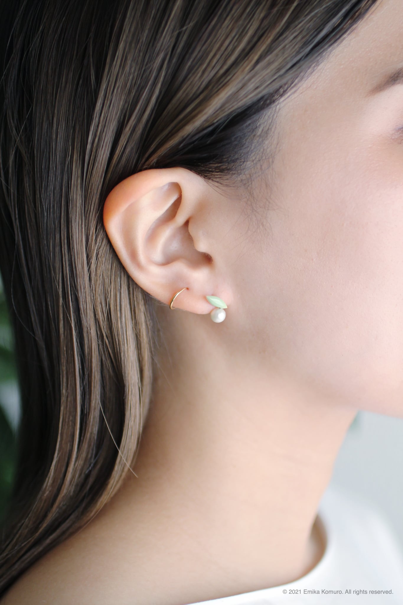 洗濯機可 Emika Komuro Classic earrings ピアス - crumiller.com