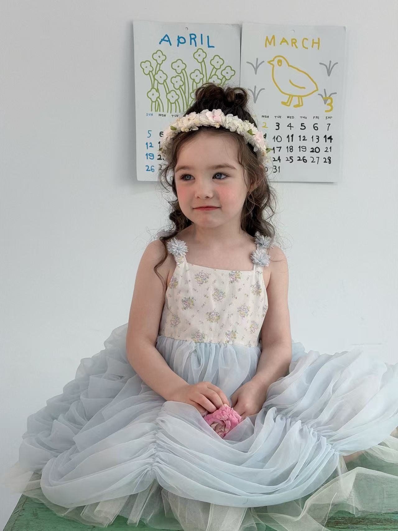 [aiai] Bluebell Shirring Dress / [아이아이] 블루벨셔링드레스