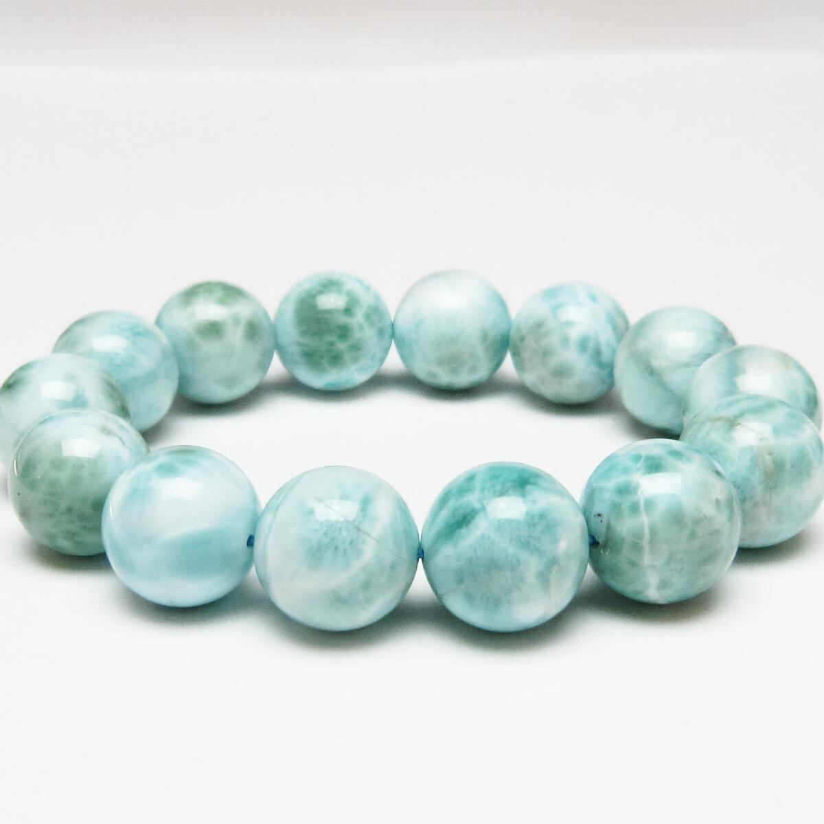 ラリマー ブレスレット 16mm 一点物 111-56532