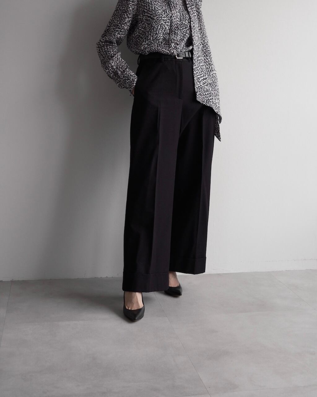 DRIES VAN NOTEN WIDE TROUSERS | dear closet