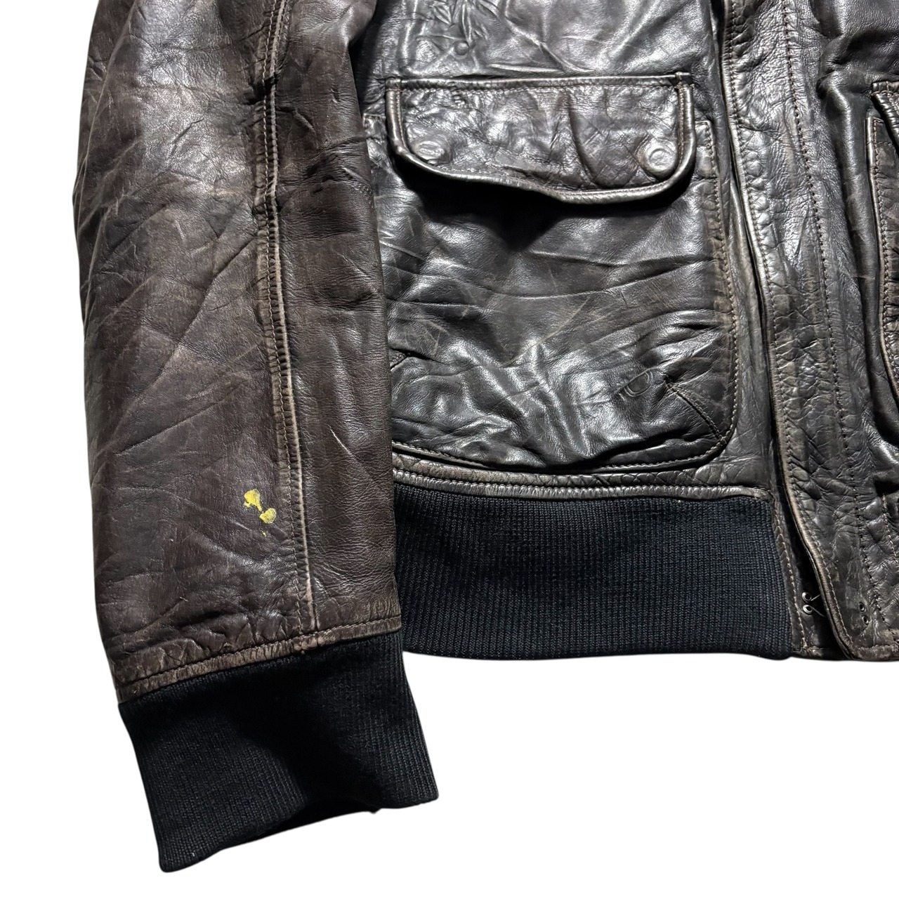 vintage GIANFRANCO FERRE studs & embroidery leather jacket