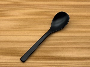 林源太　スープスプーン小（黒）