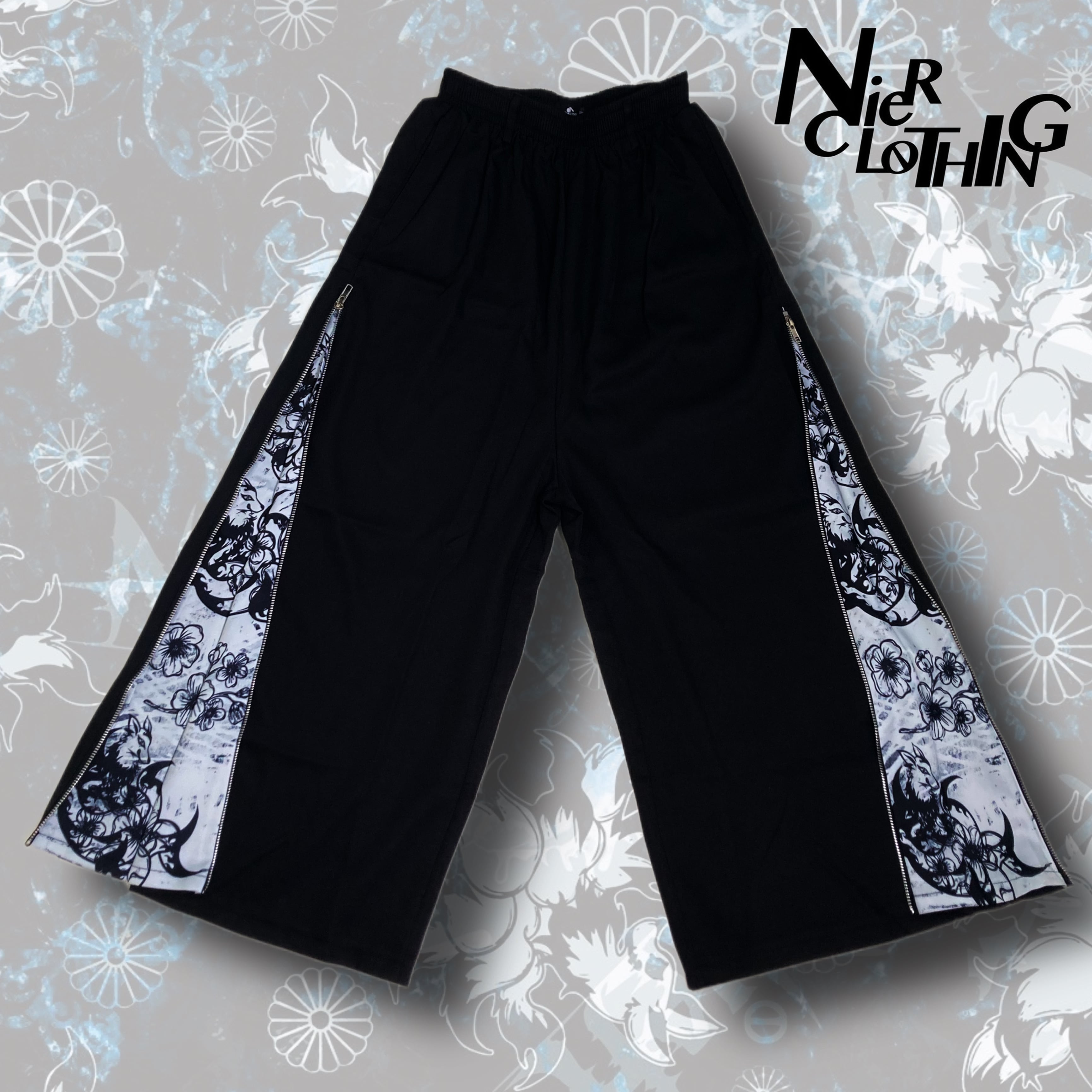 2WAY SIDE ZIP WIDE PANTS【九尾×PLUM】 | NIER CLOTHING