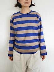 A World of Craft ボーダー長袖Tシャツ