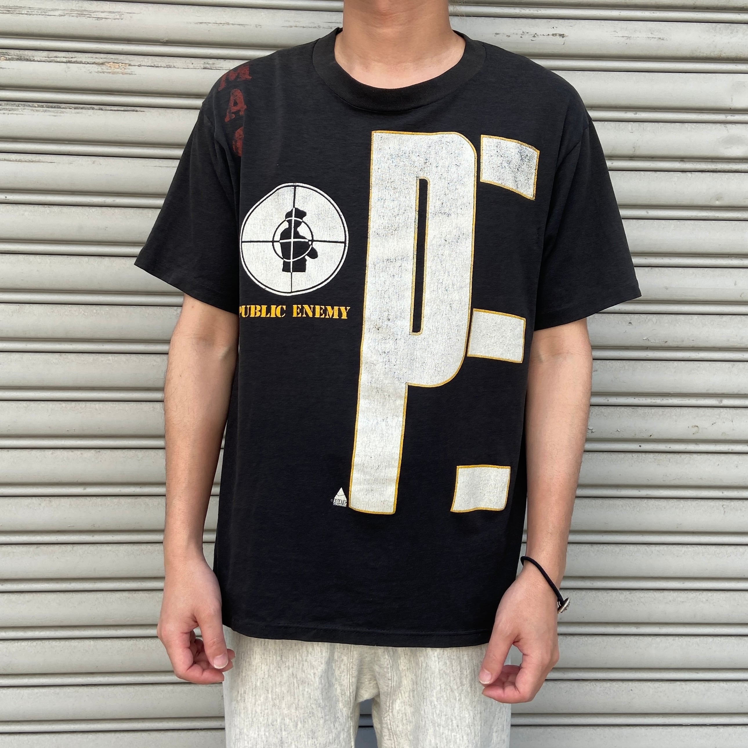 80s パブリックエナミー 両面プリントTシャツ PUBLIC ENEMY | 古着屋 Uan