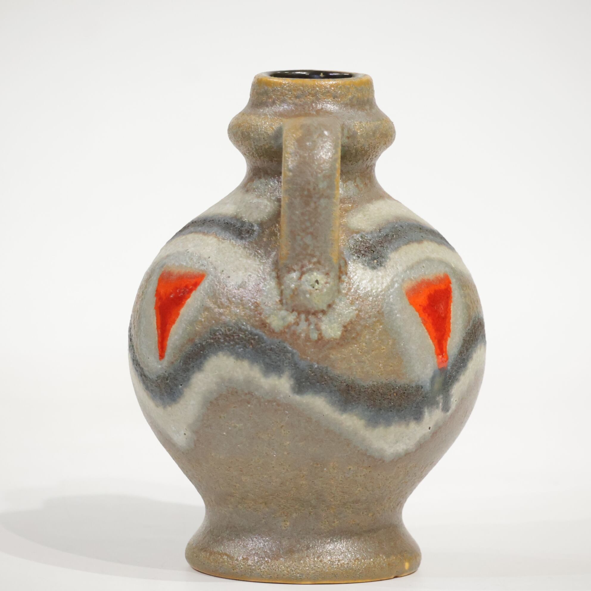 VEB Haldensleben-- 16.4cm | Fat Lava & German Art Pottery