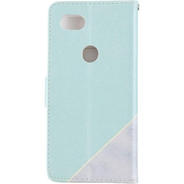 Google Pixel 3aケース グーグル ピクセル3aケース 手帳型ケースストラップ付き カードポケット付き 財布型 横置きスタンド機能付き マグネット式 全面保護 Google pixel 3a A1-グリーン 185
