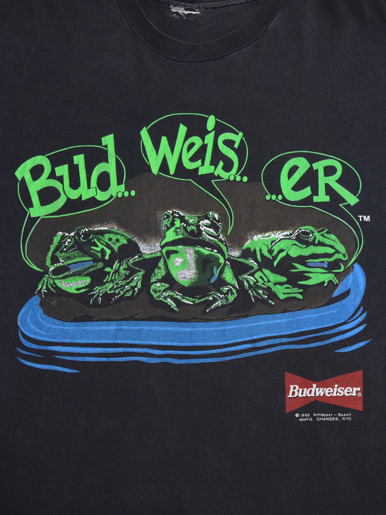 Budweiser T-Shirt "3 Frogs" 1995s / バドワイザー