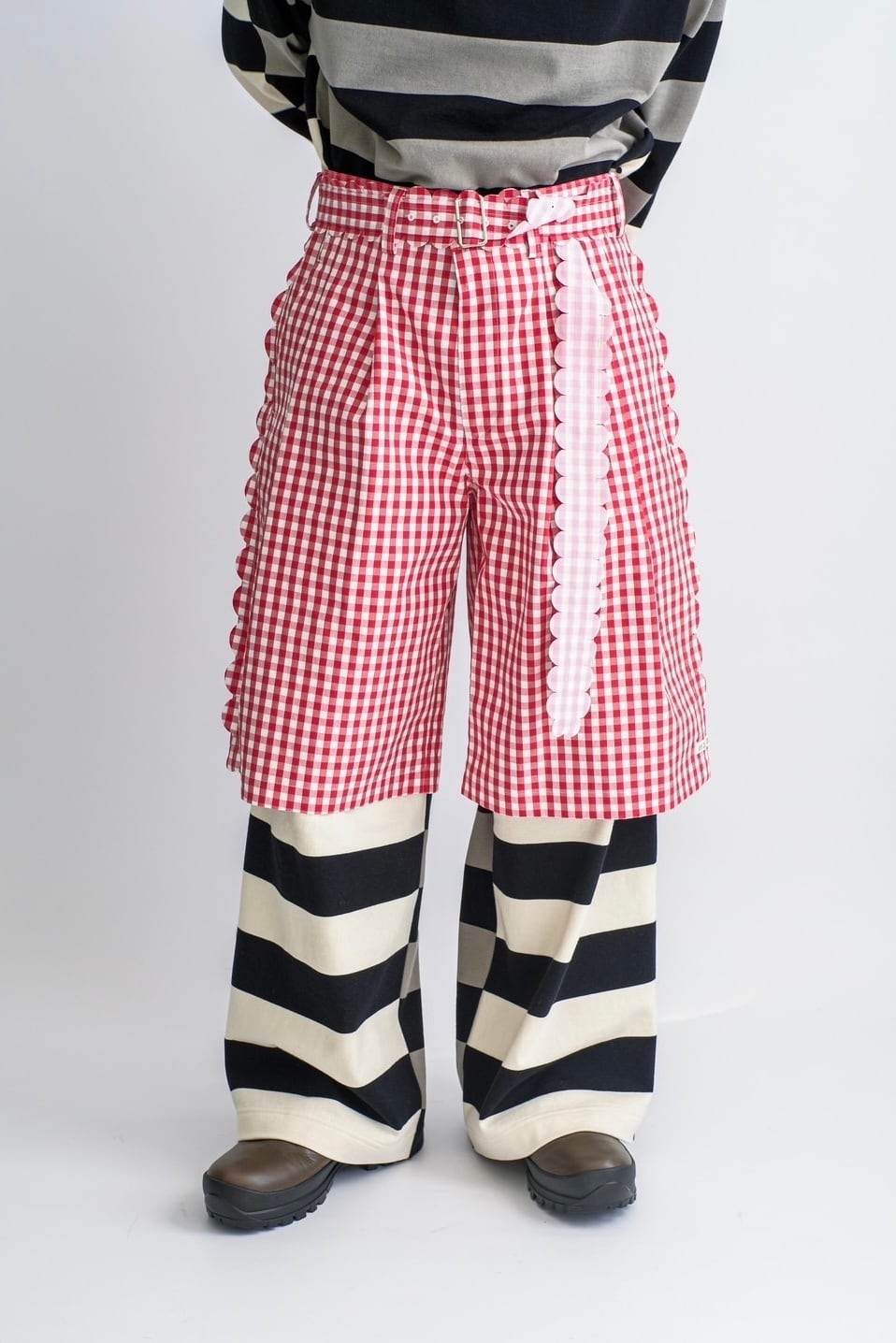 TSTS】SPEECH BUBBLES BELTED SHORT TROUSERS | puzzle