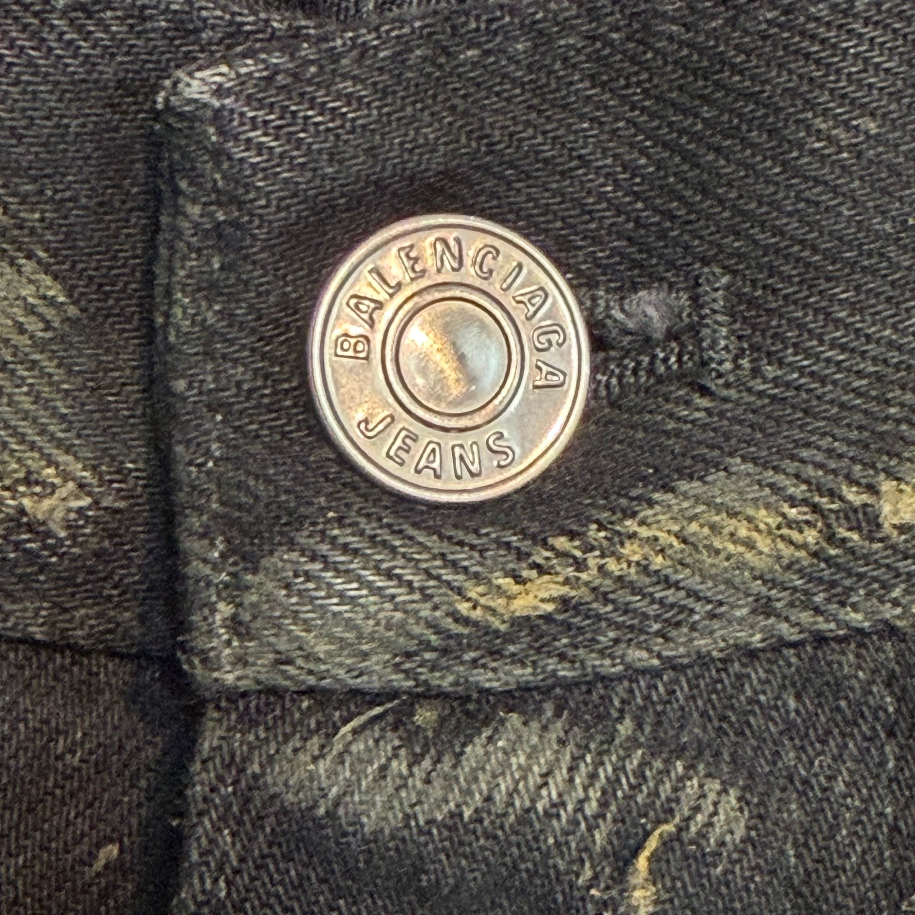 BALENCIAGA 23SS Super Destroyed Baggy Pants