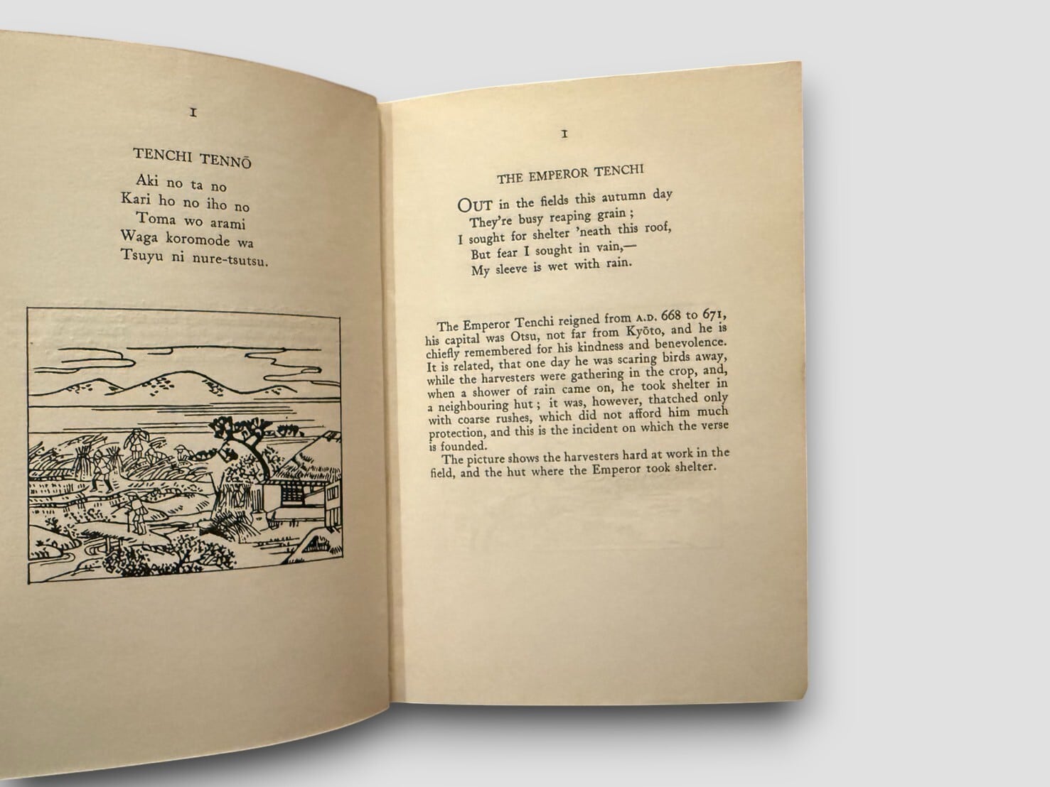 SJ578】【FIRST EDITION】A Hundred Verses From Old Japan; Being A