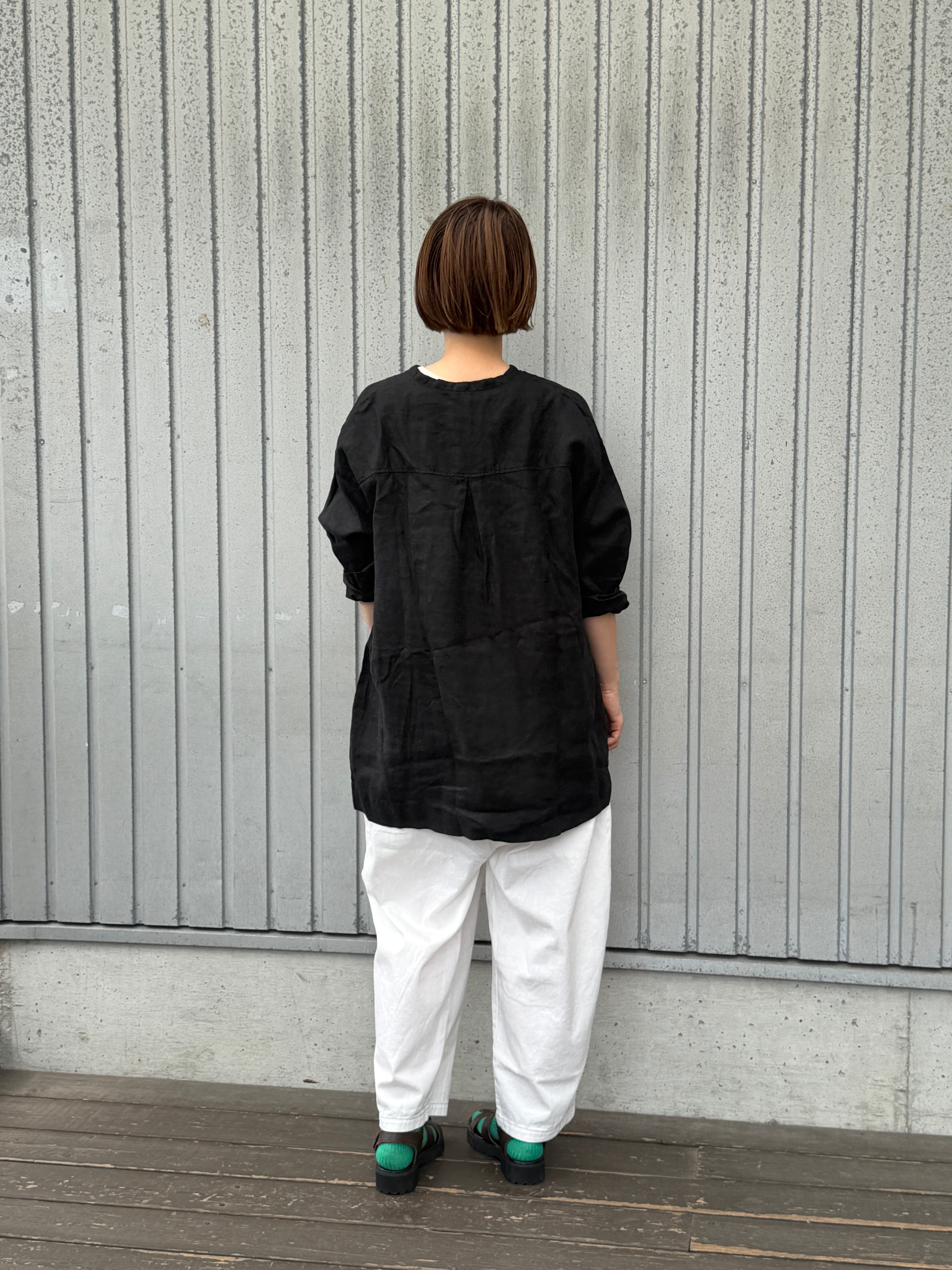 リネン日本製品染め多釦チュニック/ sunvalley/SKT007002 | WACKY