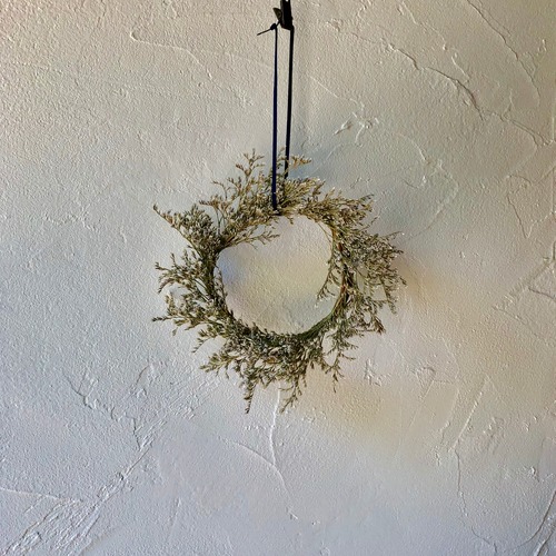 スターチス　ナチュラルミニドライリース　  Statice`s  natural  mini  dry  wreath