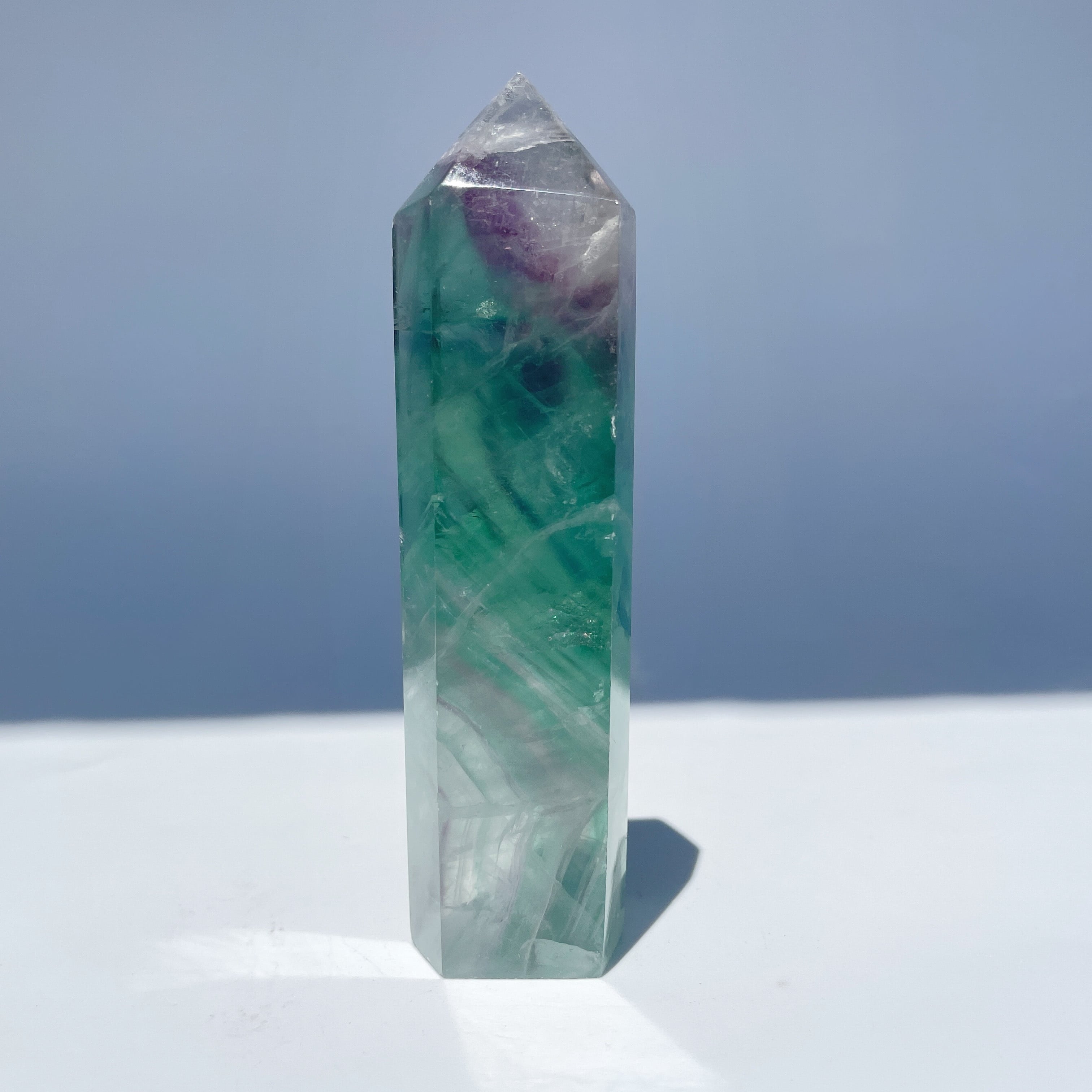 専用　天然石　フローライト　ポイント　タワー 専用 天然石 フローライト ポイント タワー