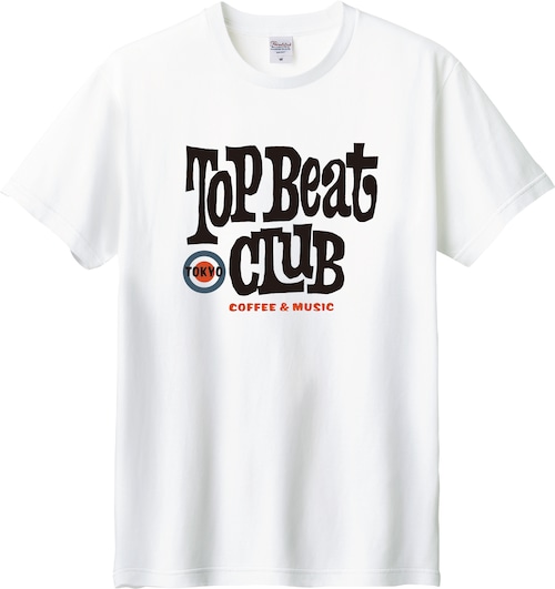 TOP BEAT CLUB ロゴ Tシャツ ホワイト