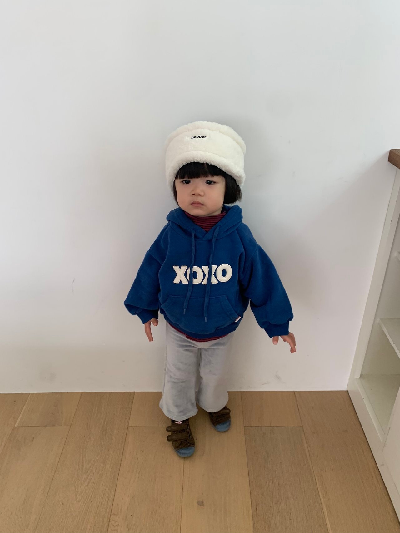 ペッパー / PEPPER / XOXOフーディー / 韓国子供服 / キッズ / 26winter〖取寄〗*XS~XL*