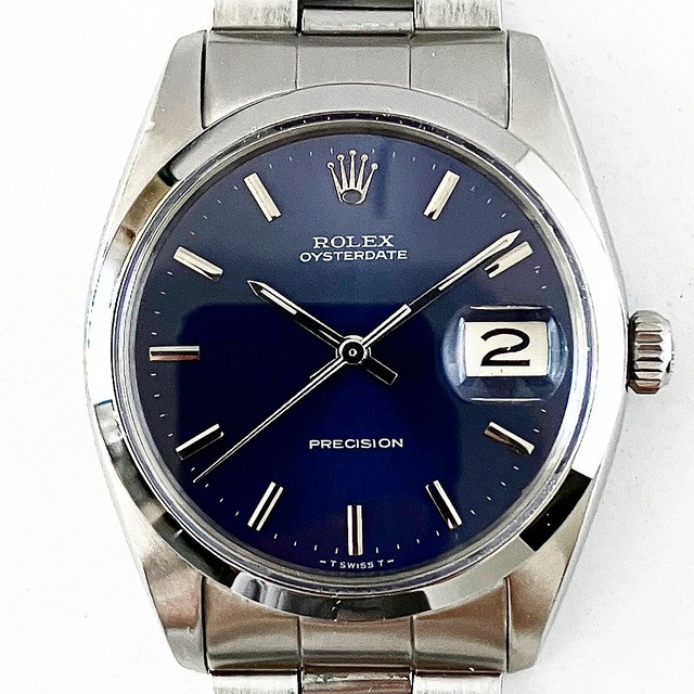 Rolex Oyster Date 6694 (24*****) Blue Dial without Lumi.