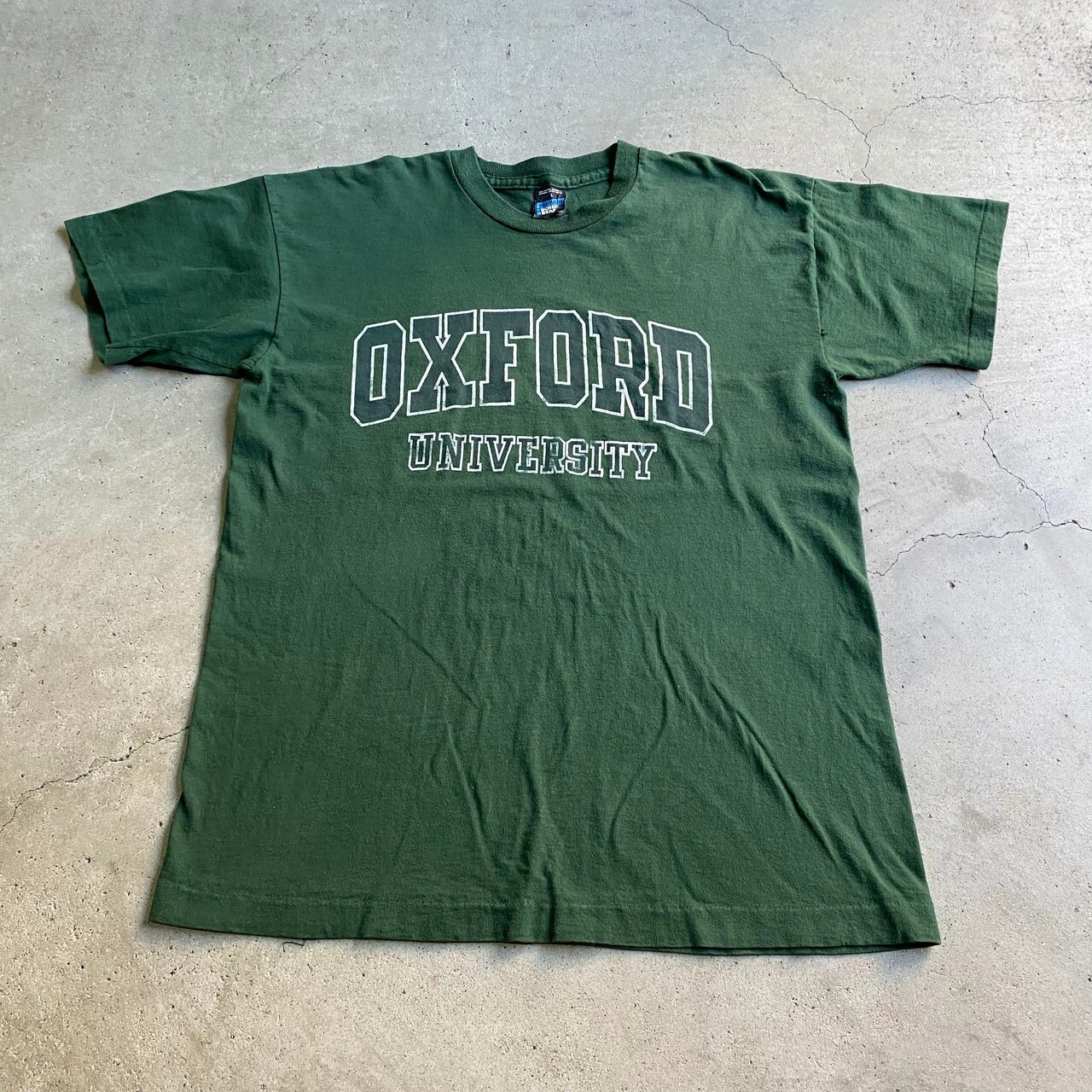90年代 ヴィンテージ OXFORD大学 カレッジ プリント Tシャツ メンズXL 