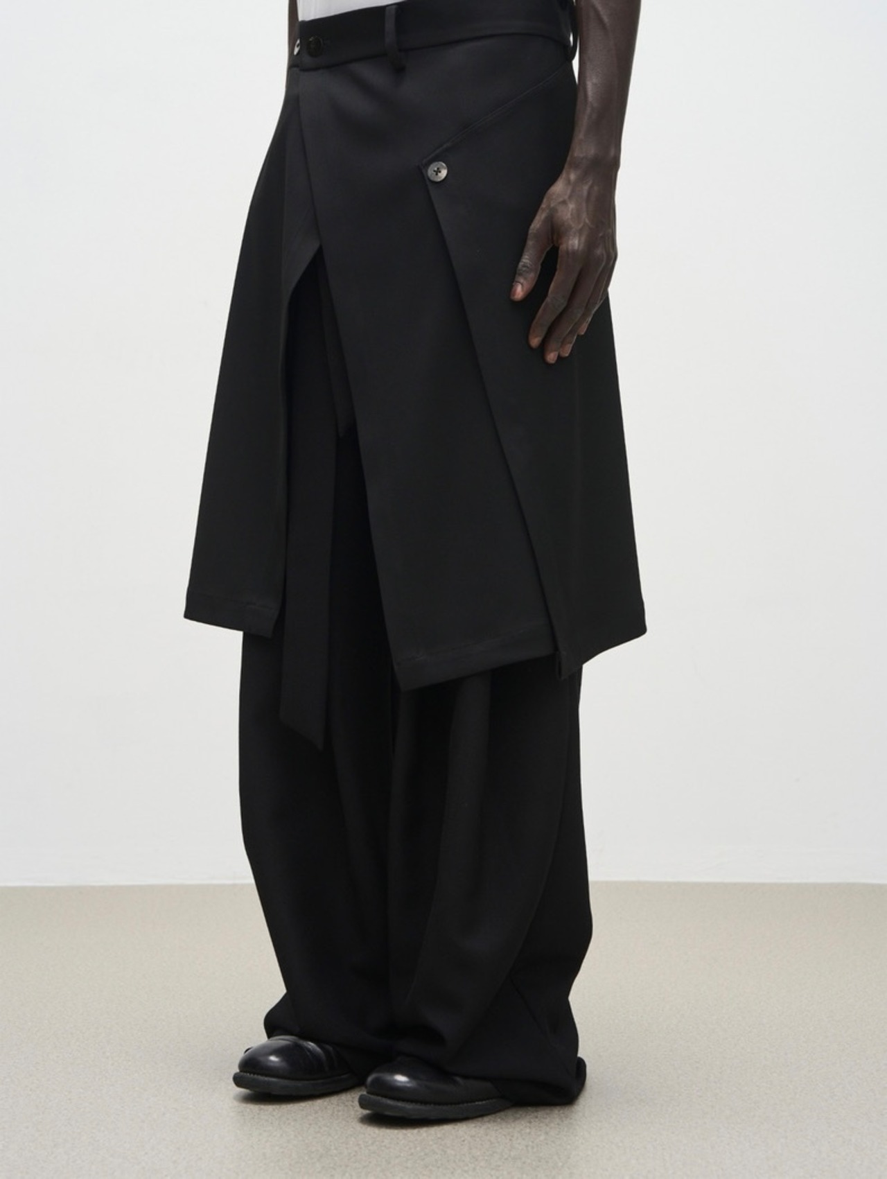 7440 37 1 Asymmetry Wrap Skirt