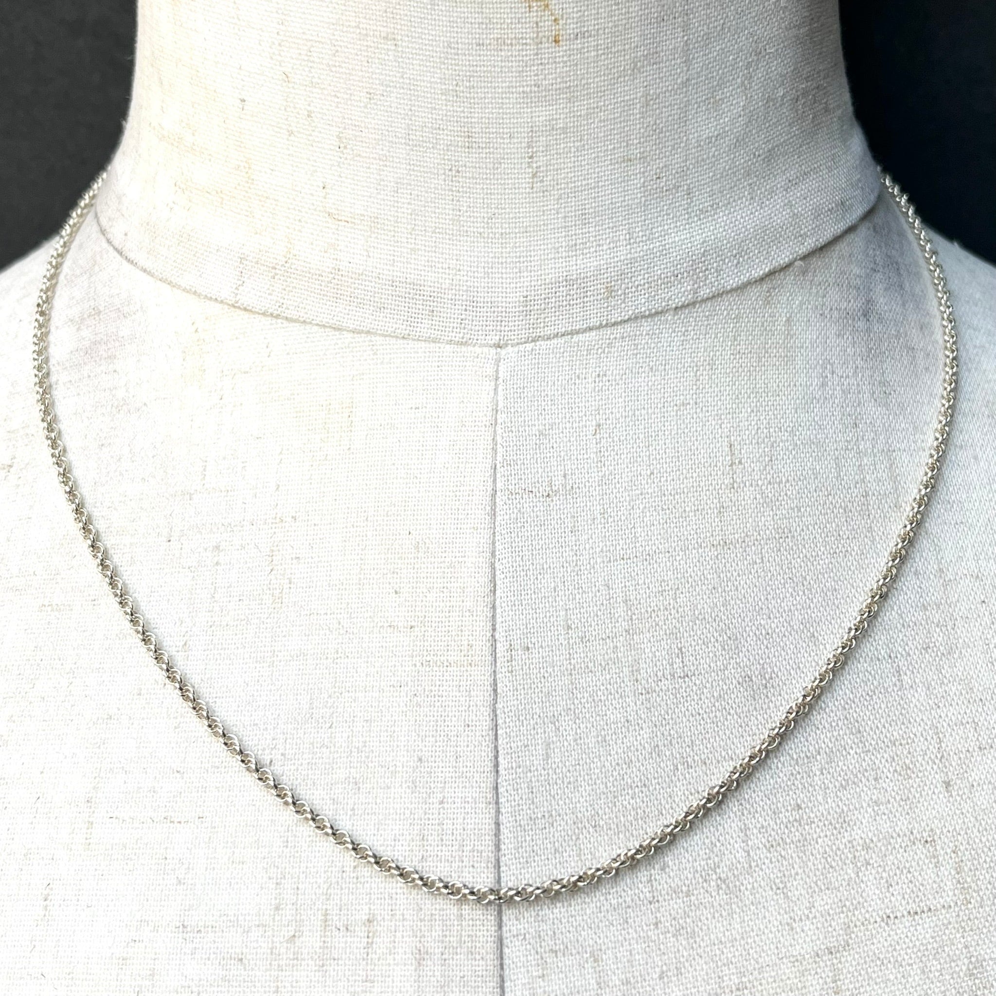 SPIRAL TWIST CHAIN NECKLACE -SILVER925- ツイストチェーンネックレス