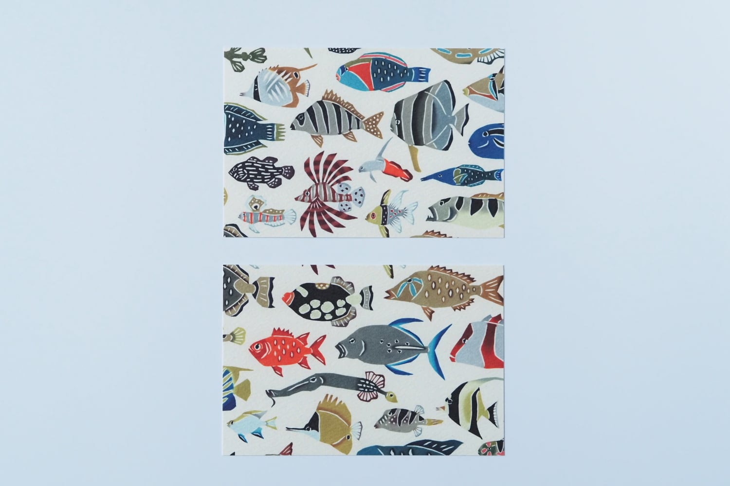 ポストカード「琉球の魚」紅型工房べにきち