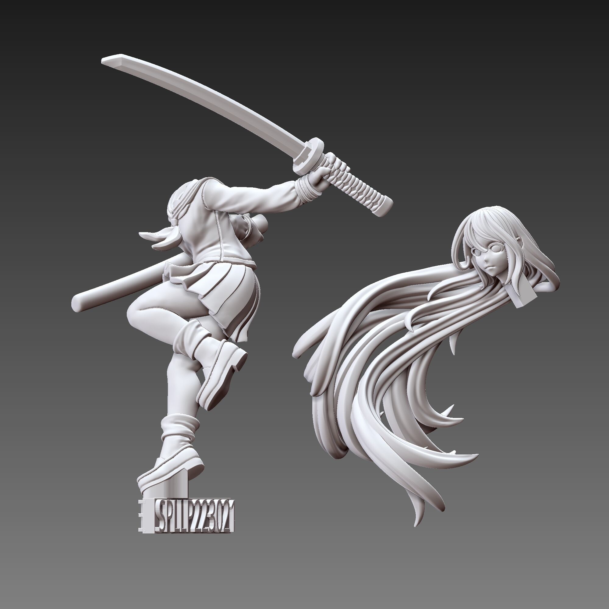女子高生忍者「青柳忍」 | ULTRAZONE - Table Top Miniatures