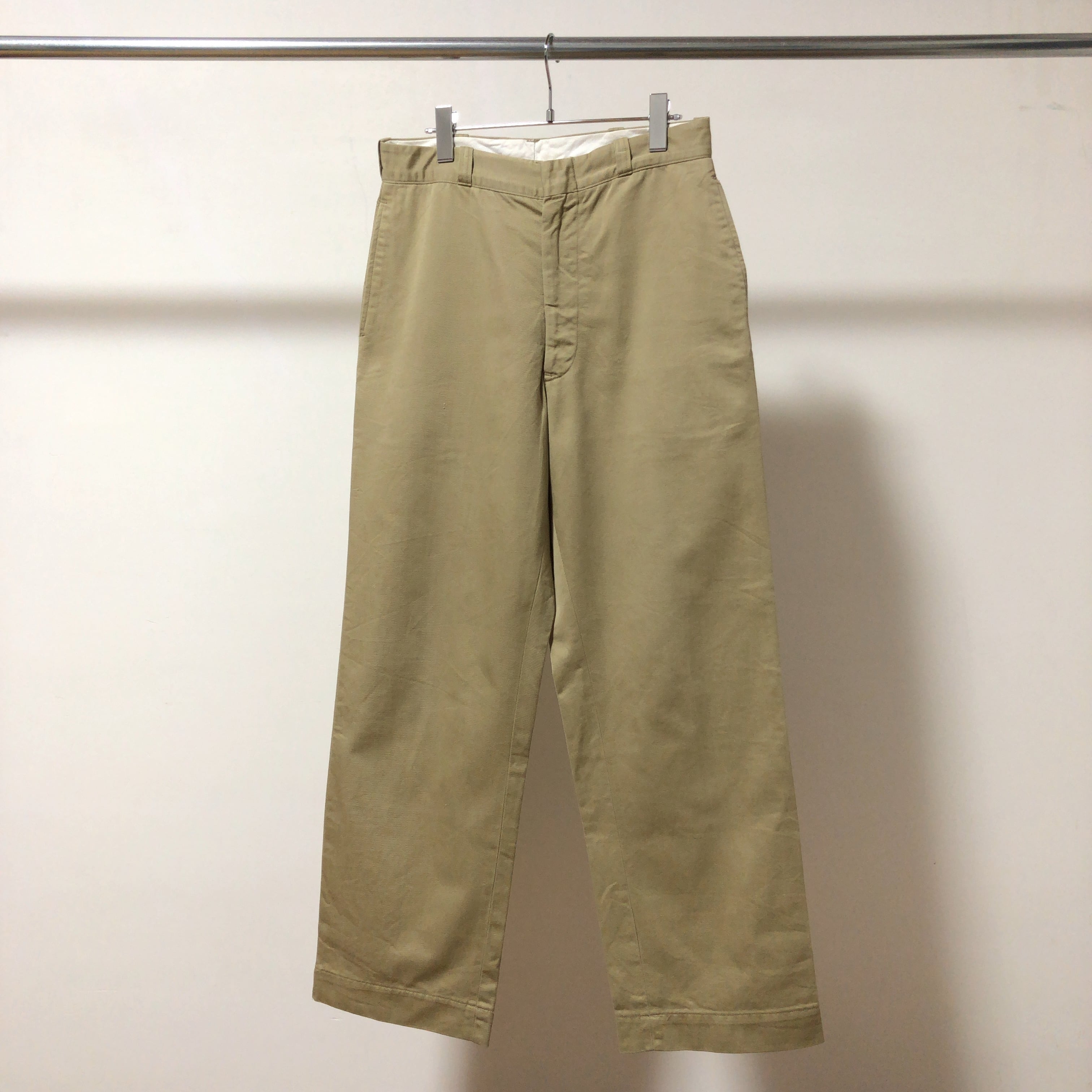 US ARMY / 60's Cotton Khaki Trouser /アメリカ軍/アーミー/チノパン