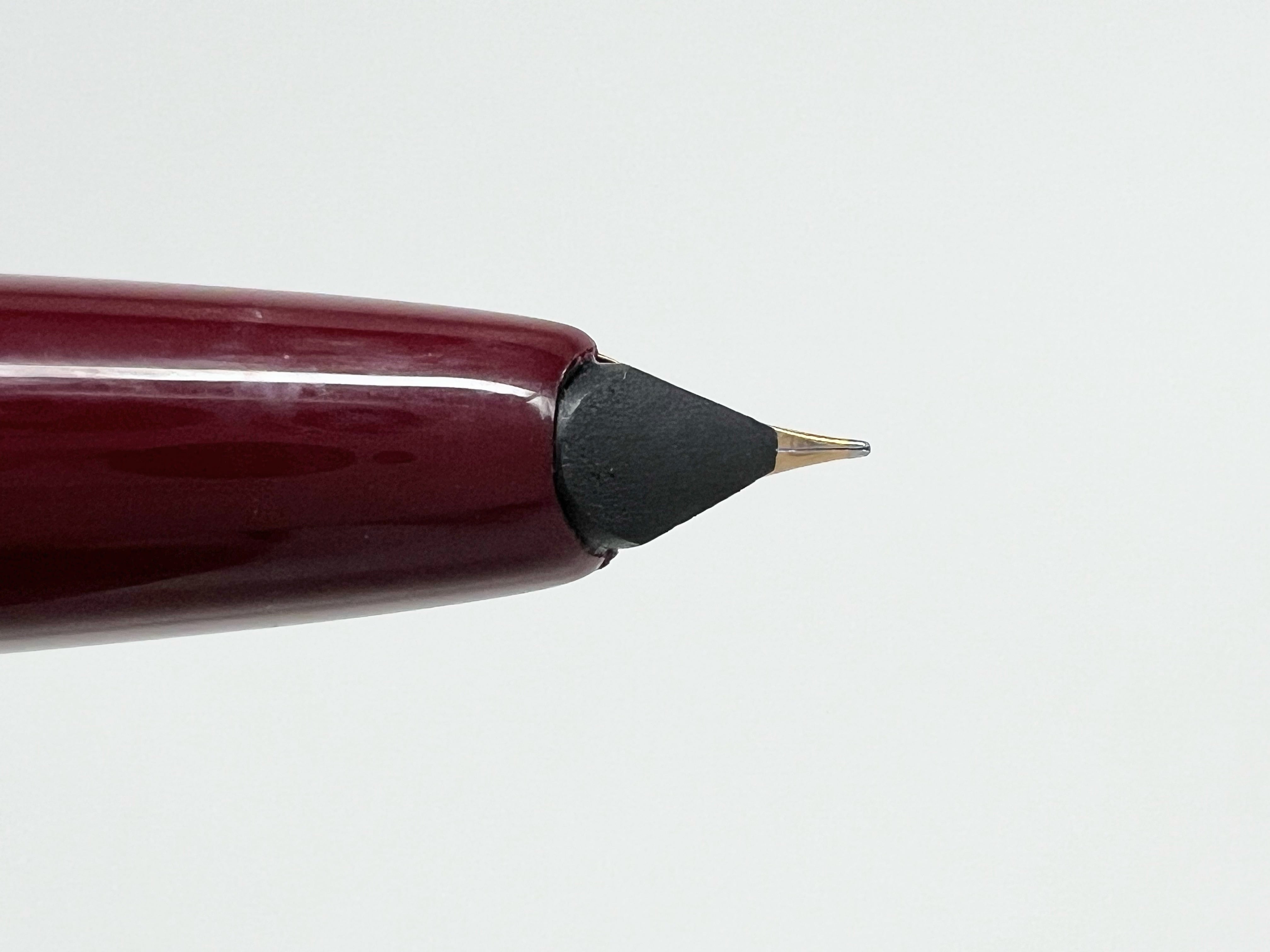 60s モンブラン 0221 ボルドー MONTBLANC 0221 （極細字） 14K