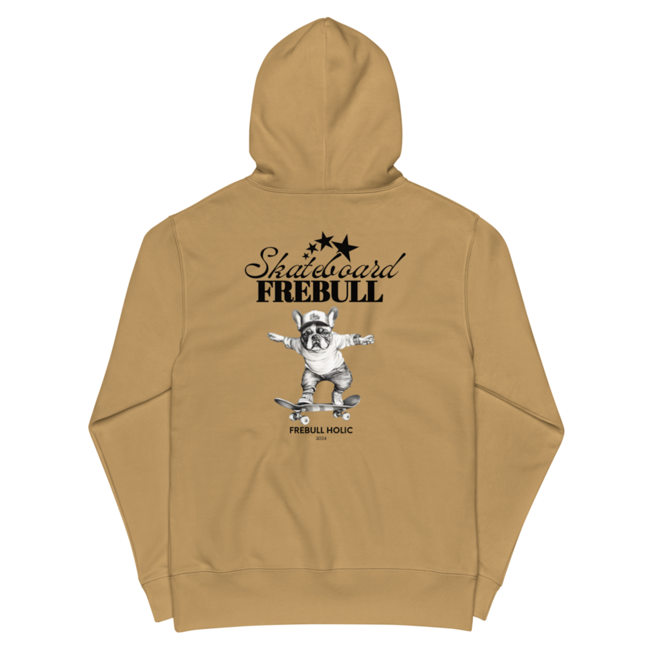 FREBULL OTHER ユニセックス プルオーバー バックプリント パーカー (5colors) P00066