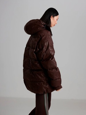 PUMA × P.A.M. / PERKS AND MINI | OVERSIZED LONG PUFFER JACKET (DARK CHOCOLATE)