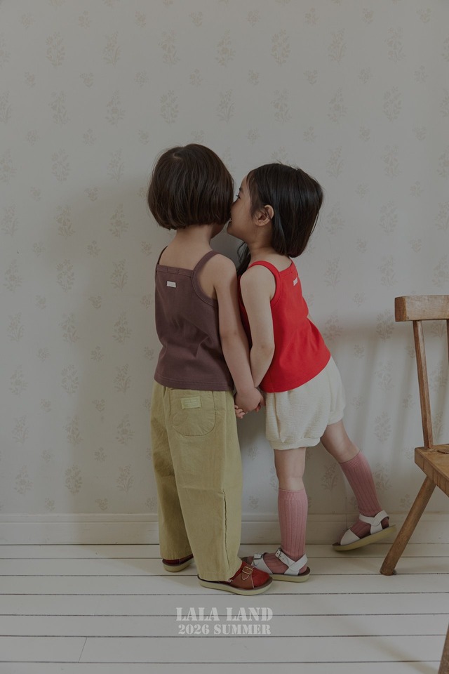 《予約》送料無料【lalaland】Cotton Daily Pants