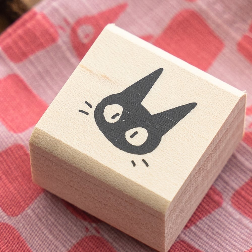 魔女の宅急便 きんちゃくすたんぷ 市松ジジ（スタンプ/9820） | す