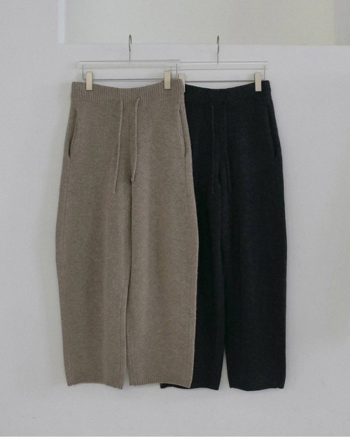 【 anuke 】Knit Cocoon Pants