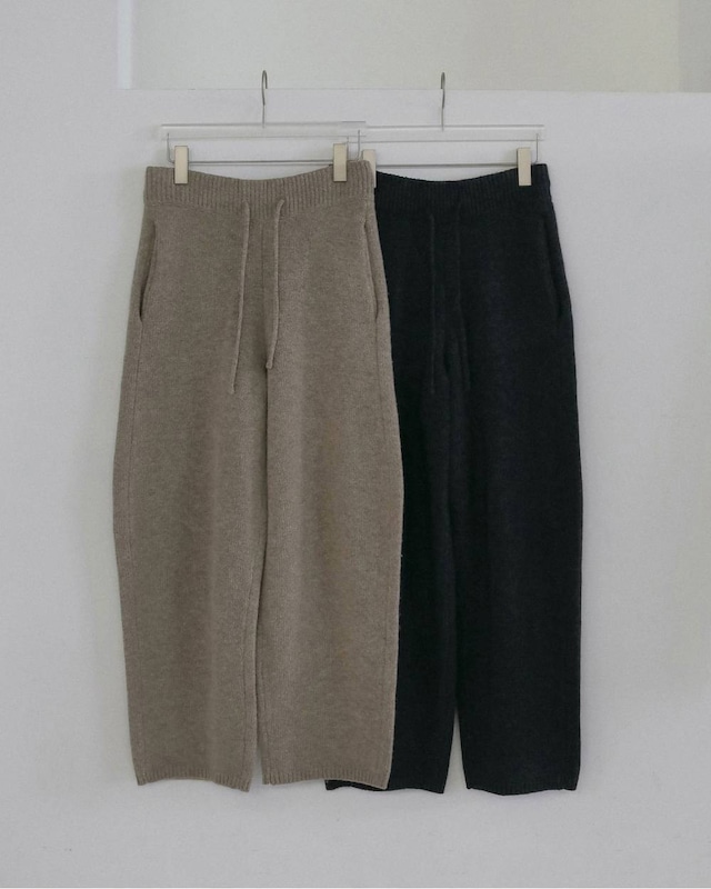 【 anuke 】Knit Cocoon Pants
