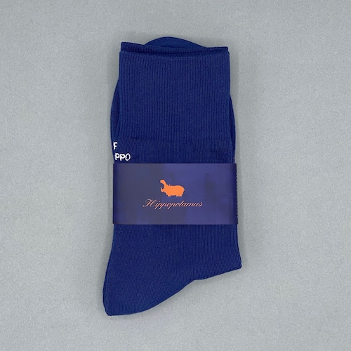 【Hippopotamus】HIPPO socks NAVY BLUE