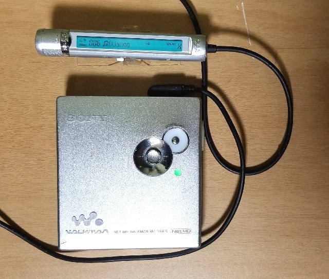 オーディオ機器 SONY MZ-NE810 NET MD WALKMAN 完動品 MDレコーダー