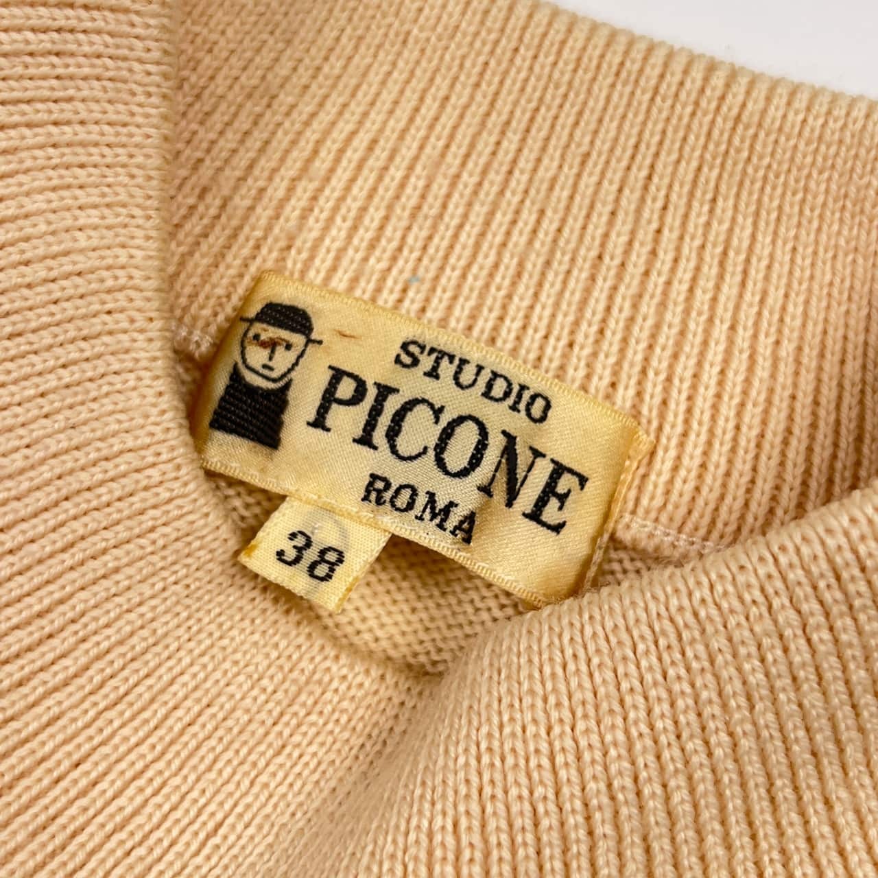 STUDIO PICONE スタジオ ピッコーネ ウール ニット セーター 38/アイボリー 系 レディース