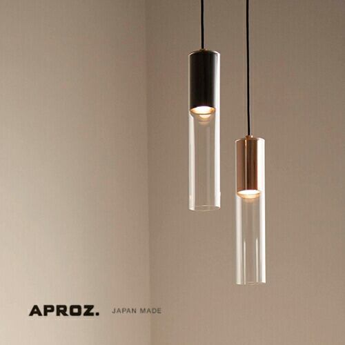 【日本製】APROZ アプロス:CUPOLA(ガラス&スチールペンダントライト1灯)キューポラ/照明/間接照明/ライト/ペンダントライト/ガラス/スチール/インテリア/リビング/ダイニング/玄関/LED電球/AZP-640-BK/DF