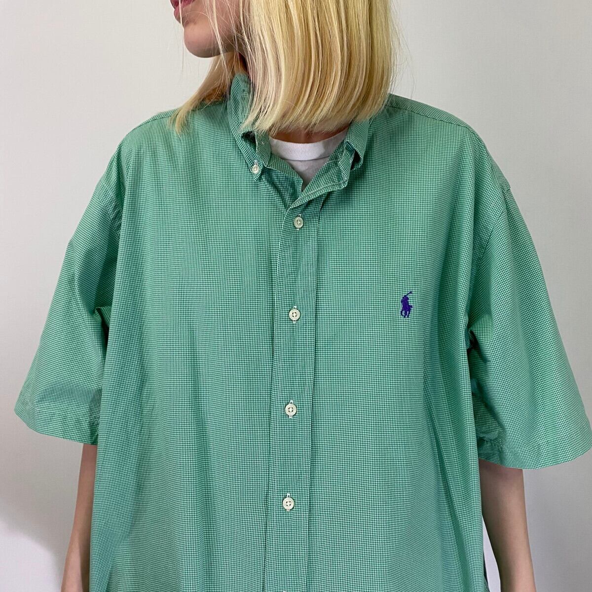 Ralph Lauren ラルフローレン CLASSIC FIT 半袖 チェックシャツ メンズ
