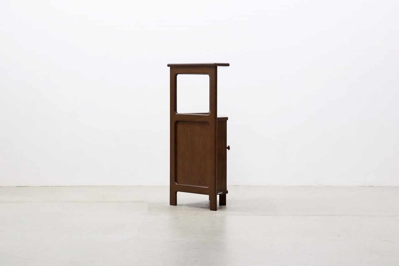 レトロ カリモク コーナー キャビネット 飾り棚 ラック 花台 ディスプレイ 沼津店】レトロ karimoku カリモク コーナー キャビネット 飾り棚